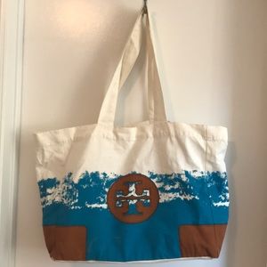Tory Burch Canvas Tote Bag
